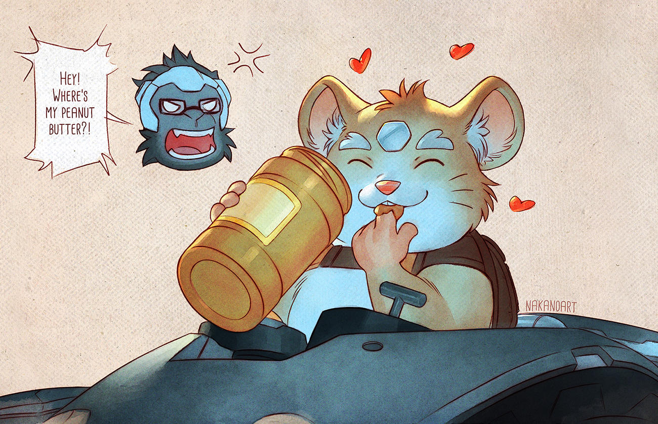 Overwatch - Hammond's Peanut Butter by nakanoart