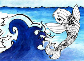 red koi fish 3 by artekoi on DeviantArt