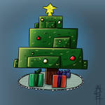 Minceraft christmas tree by ASHdrawings