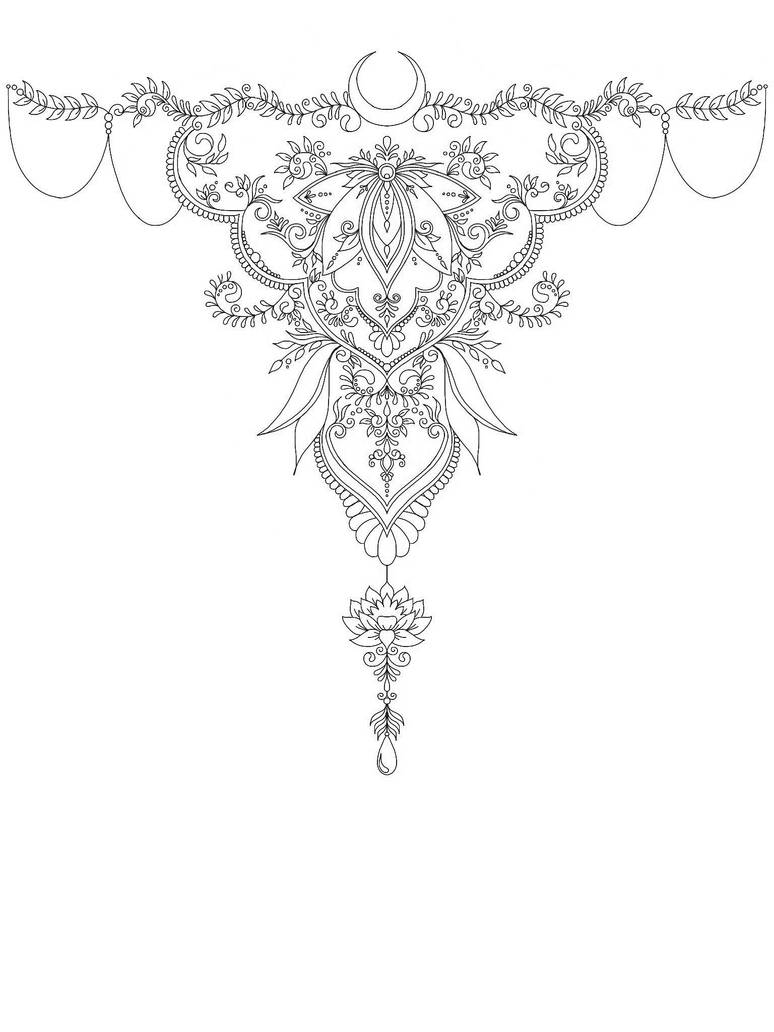 Garter thigh tattoo by VixyArt on DeviantArt
