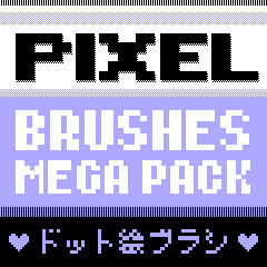 Pixel Brushes Mega Pack - Clip Studio Paint by Tsiox