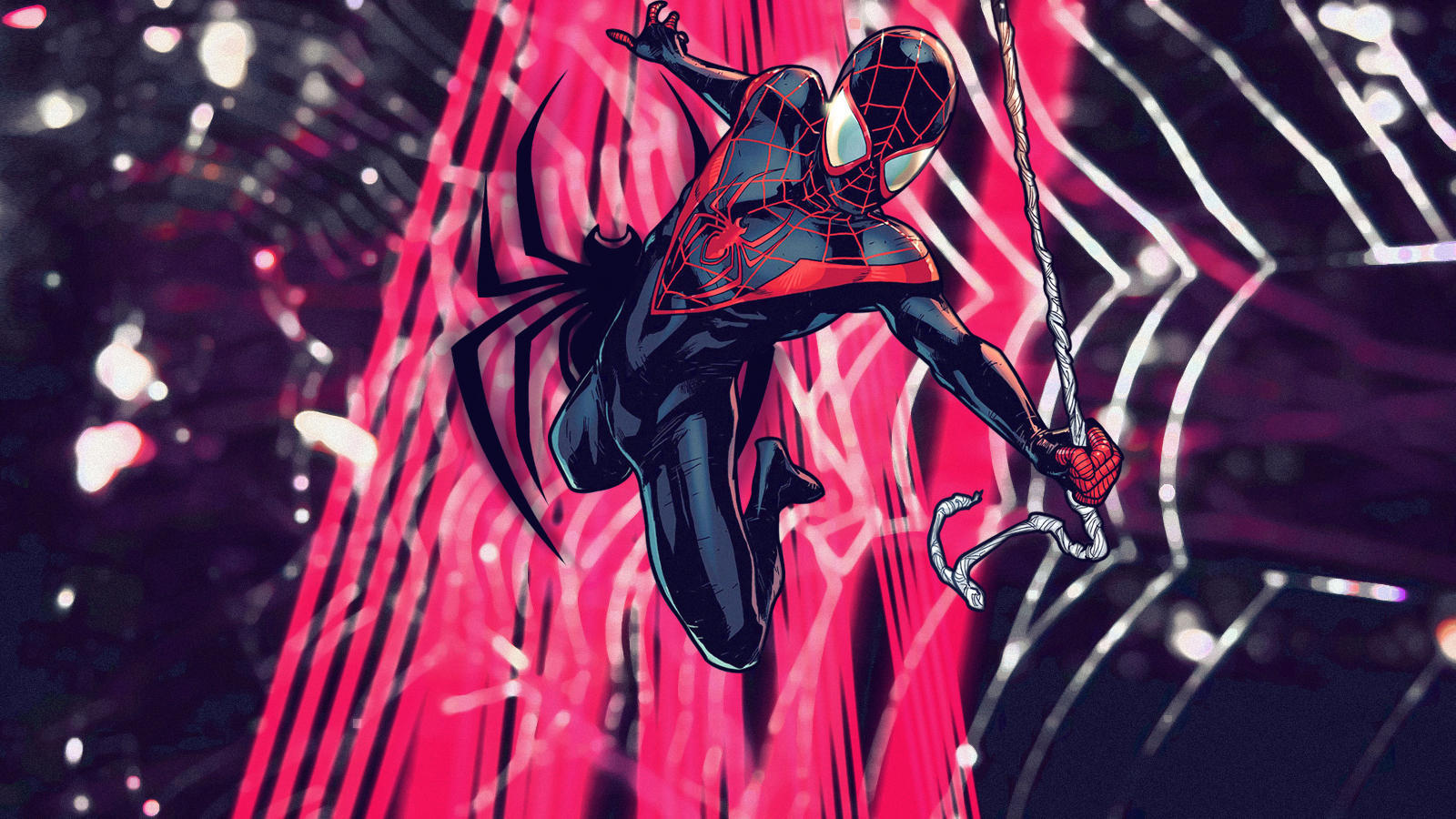 Ultimate Spider-Man: Miles | Wallpaper by Squiddytron