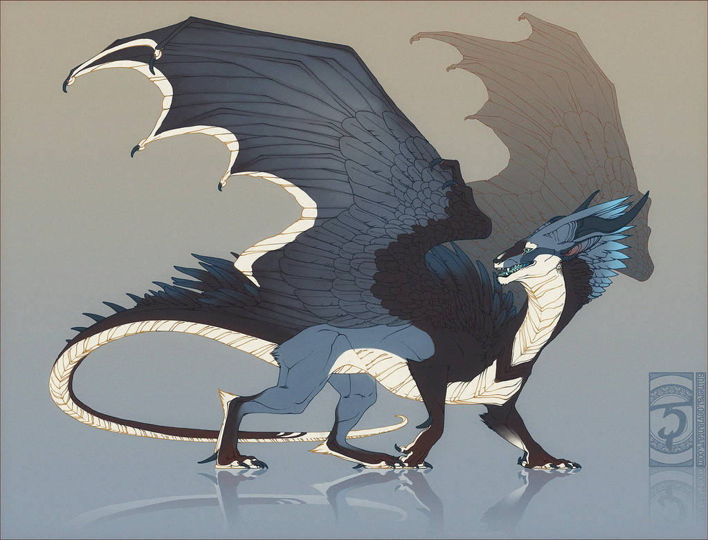 bluejay dragon by Shinerai