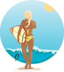 Surfer Girl by jmgnole