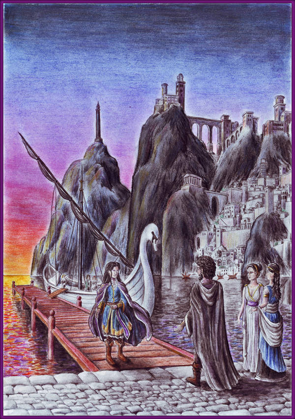 Elves in Andunie by MatejCadil