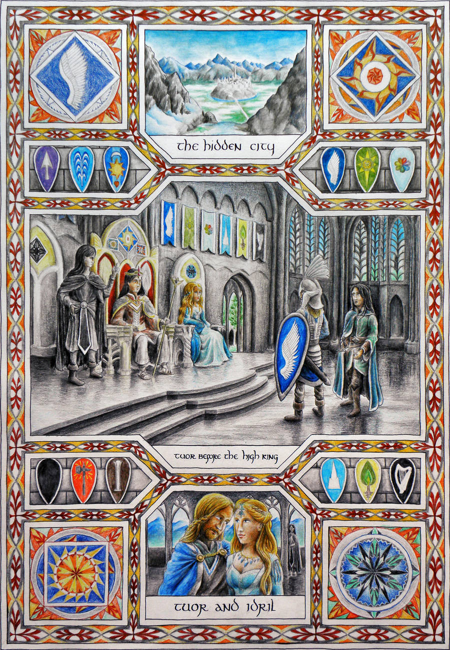 Story of Tuor, Part 4: Coming to Gondolin by MatejCadil