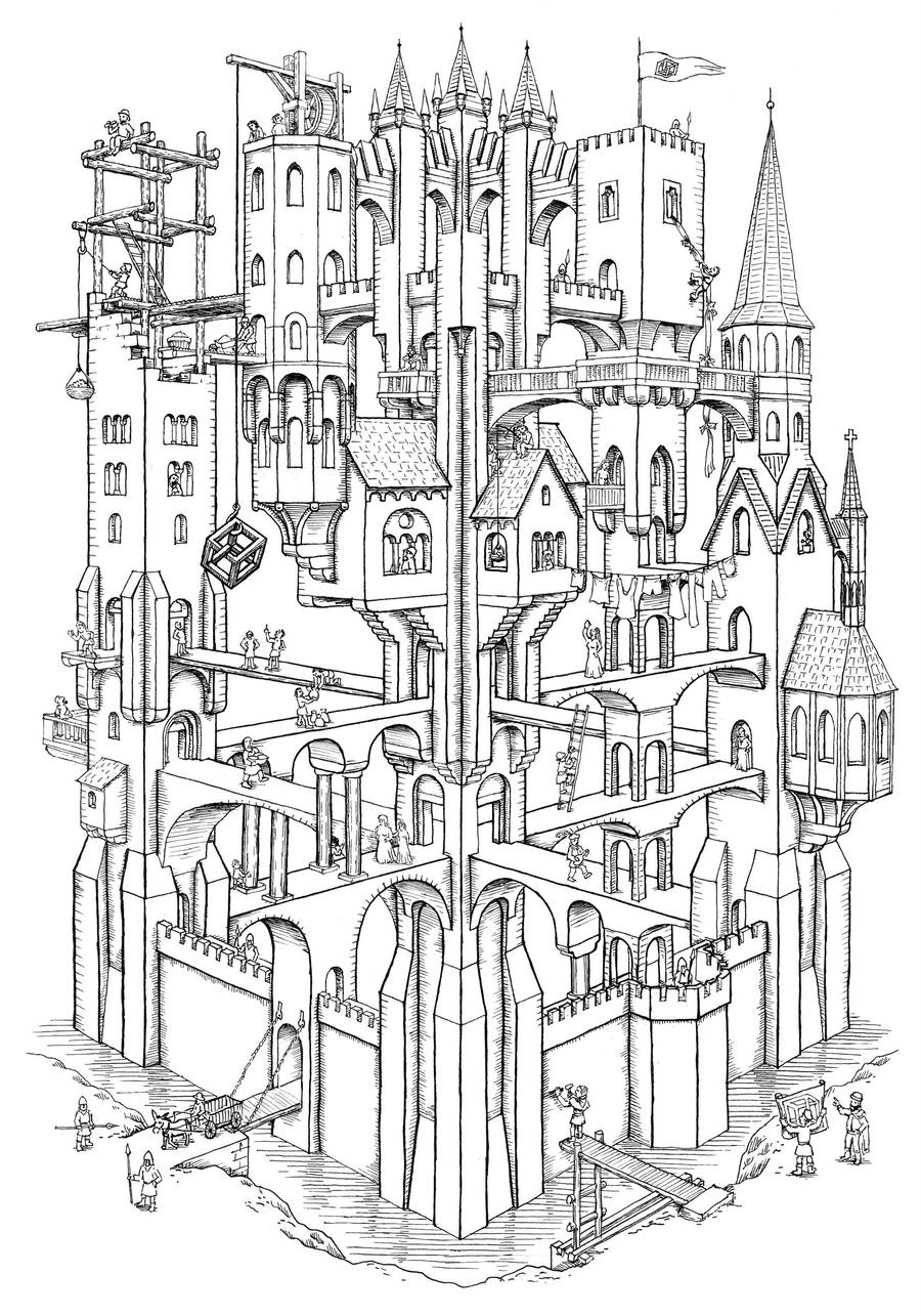 Escher Castle by MatejCadil
