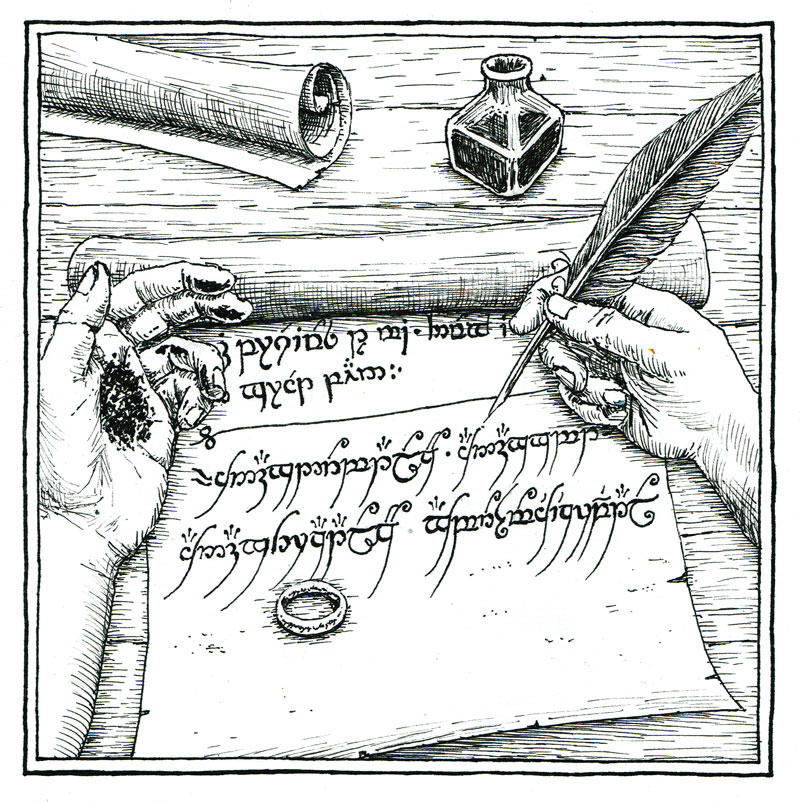 It is precious to me... (Inktober Day 9) by MatejCadil