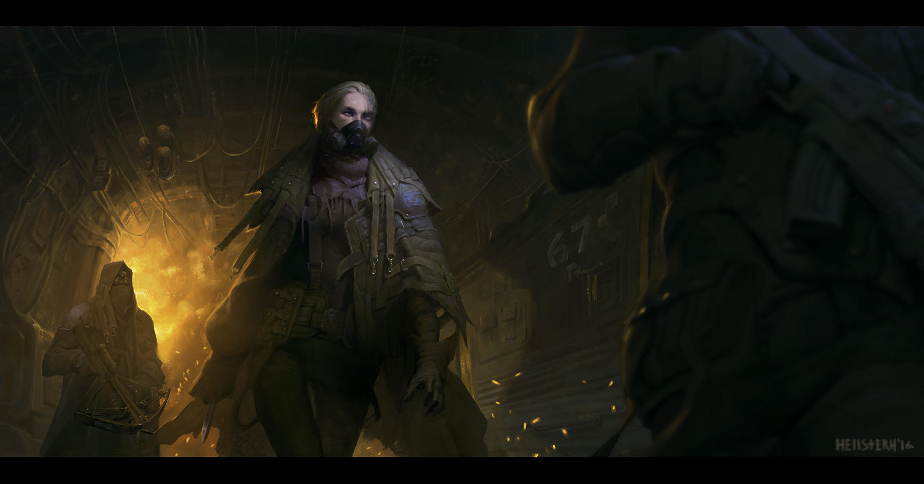 Lower underrail by Hellstern