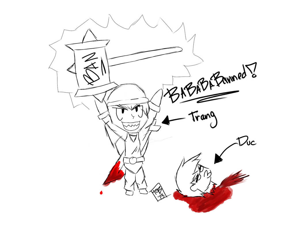 Ban Hammer Lineart by AboddonGrey on DeviantArt