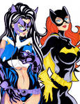 Huntress / Batgirl 8x11 color by SSaruman
