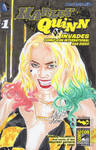 Margot Robbie Harley Quinn Black and Gold Dress by SSaruman