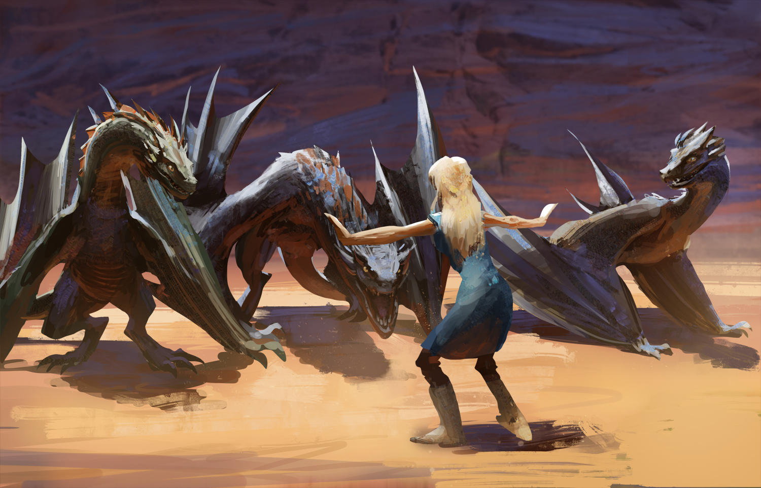 Eyes on me drogon by Detkef