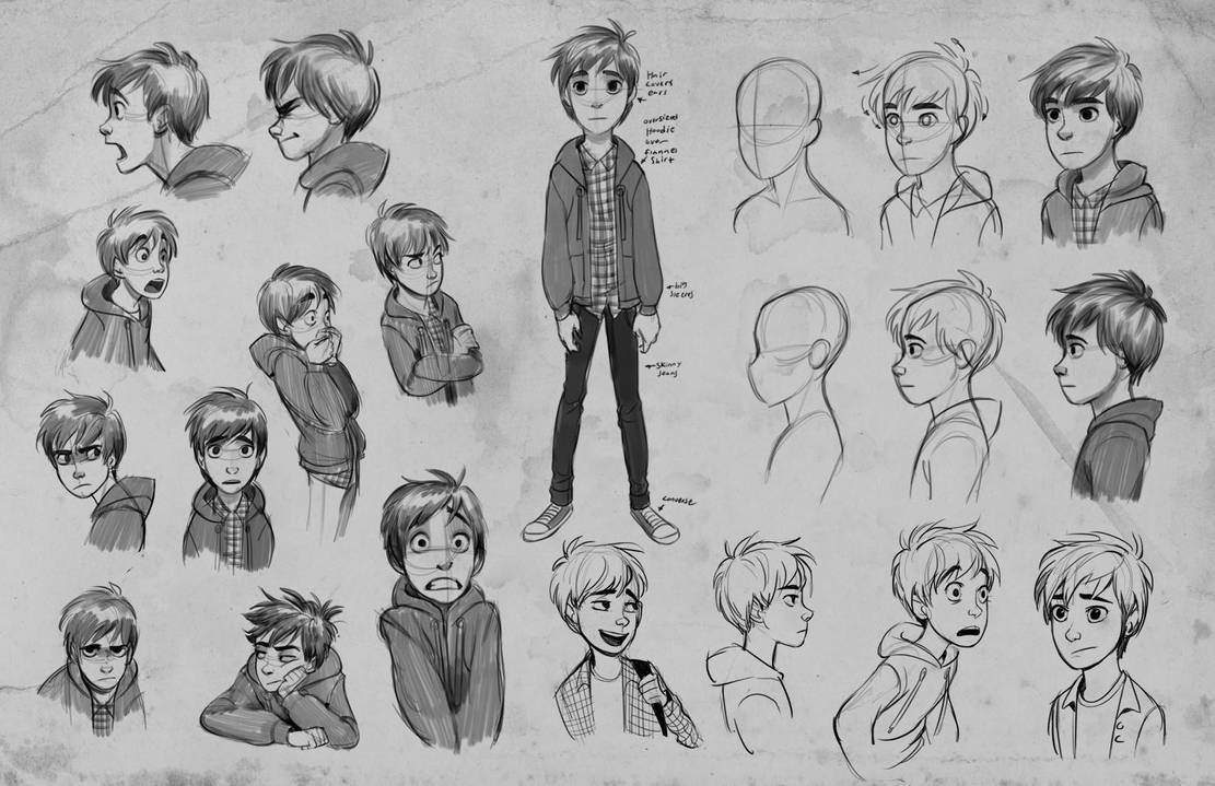Jay exploration sketches by Detkef