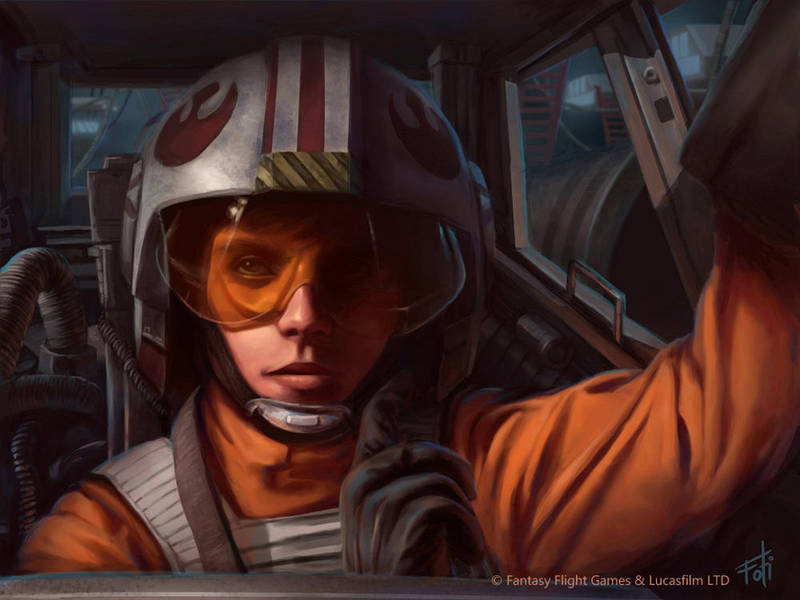 Star Wars: Age of Rebellion - Red 5 by AnthonyFoti