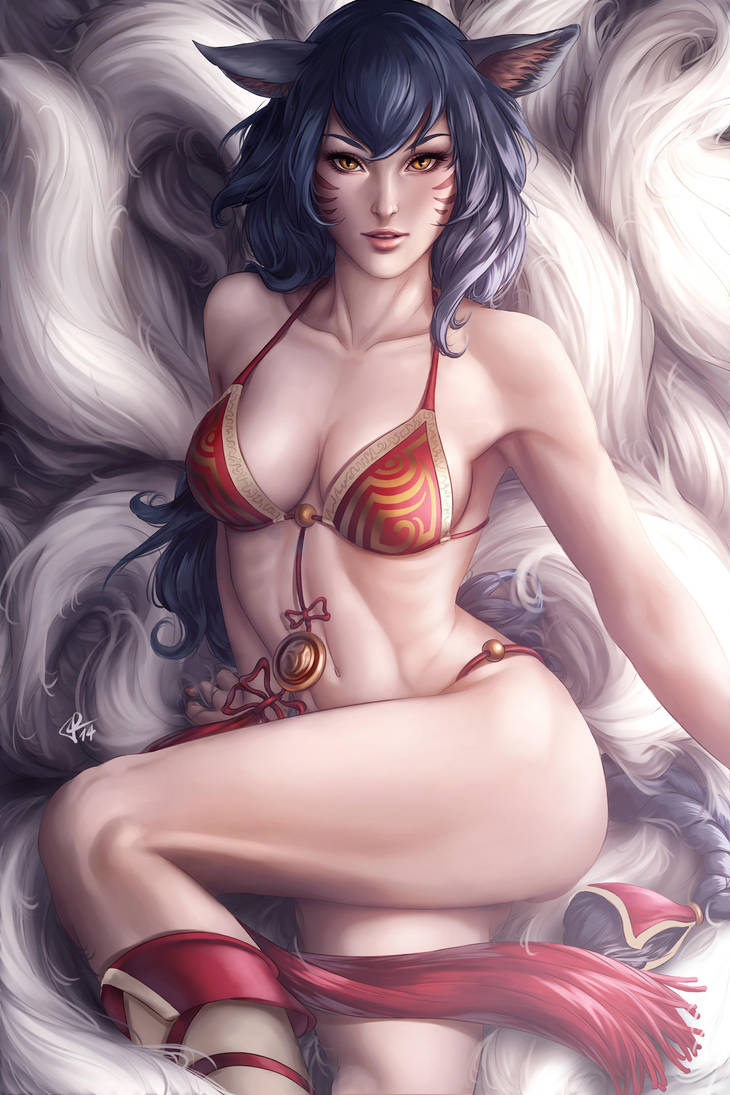 Ahri by AivaBlue Ahri by AivaBlue