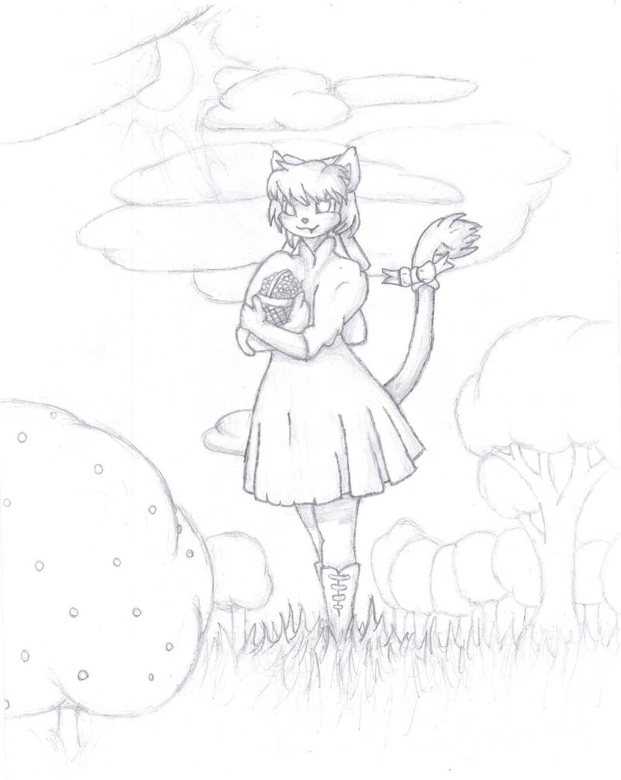 Clarabell - Picking Berries by FluffyKnight