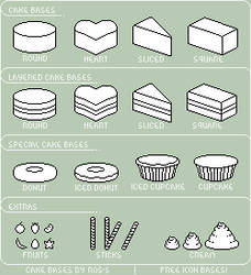 Cakes - Free Icon Bases by etNoir