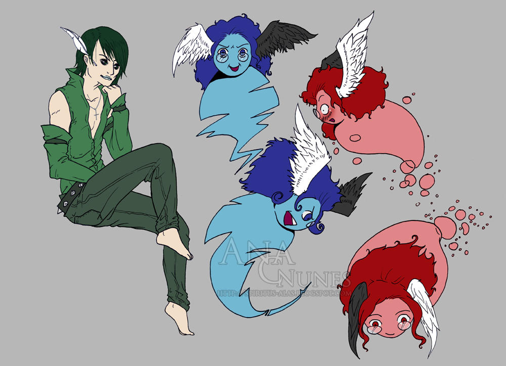 The Muse and the Helpers by DreamGazer-NightAnge