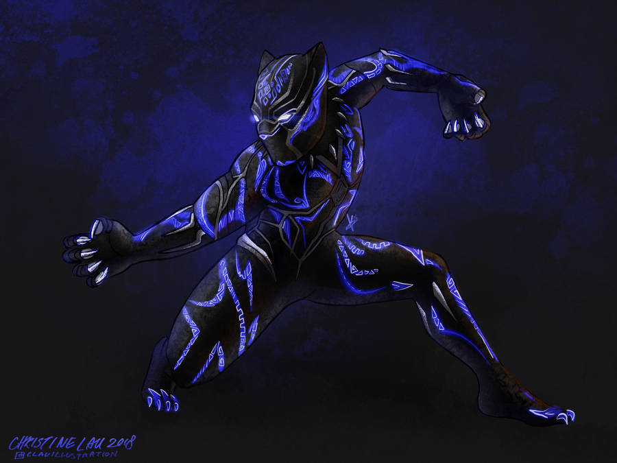 The Black Panther by Asenceana