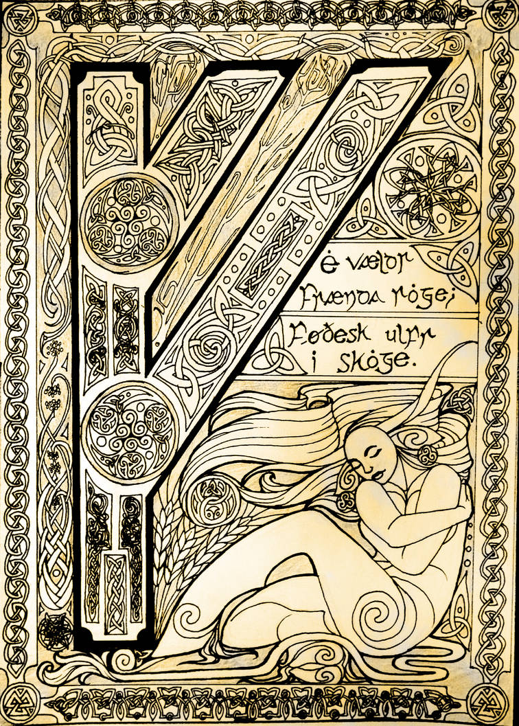 Runic Illumination - Fehu by EjLowell
