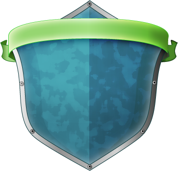 Shield with a ribbon by ProgerXP