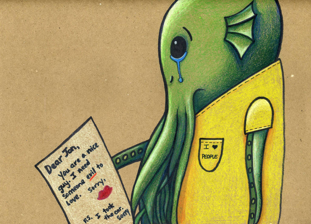 Dear Jon Cthulhu by Watyrfall