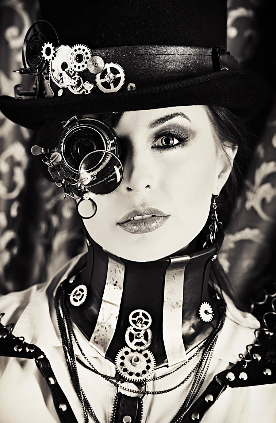 Steampunk portrait by Luria-XXII