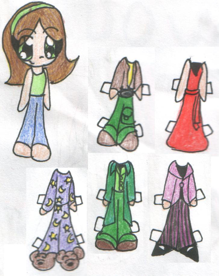 Paper Doll by emeraldpanda