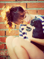 Her little friend by m1rna