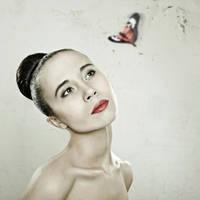 mysterious Asian woman by Vladimir-Serov