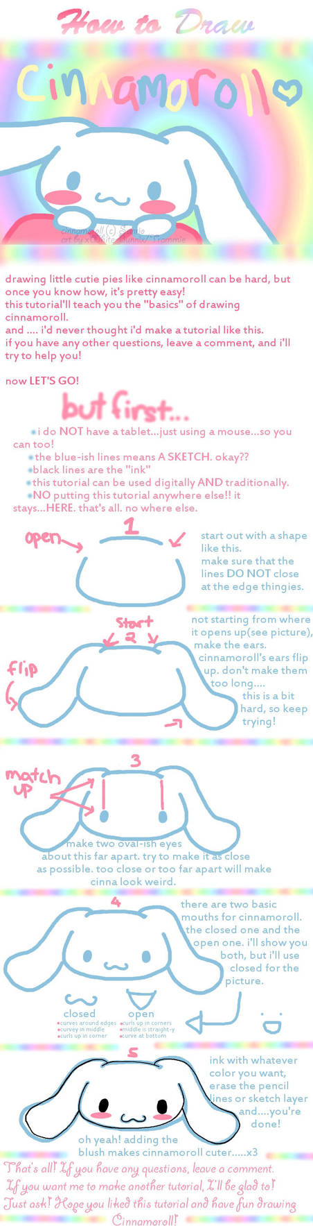 Cinnamoroll Tutorial by xWhite-Bunnix