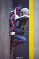 Spider Man y Black Cat Cosplay by bweskercp