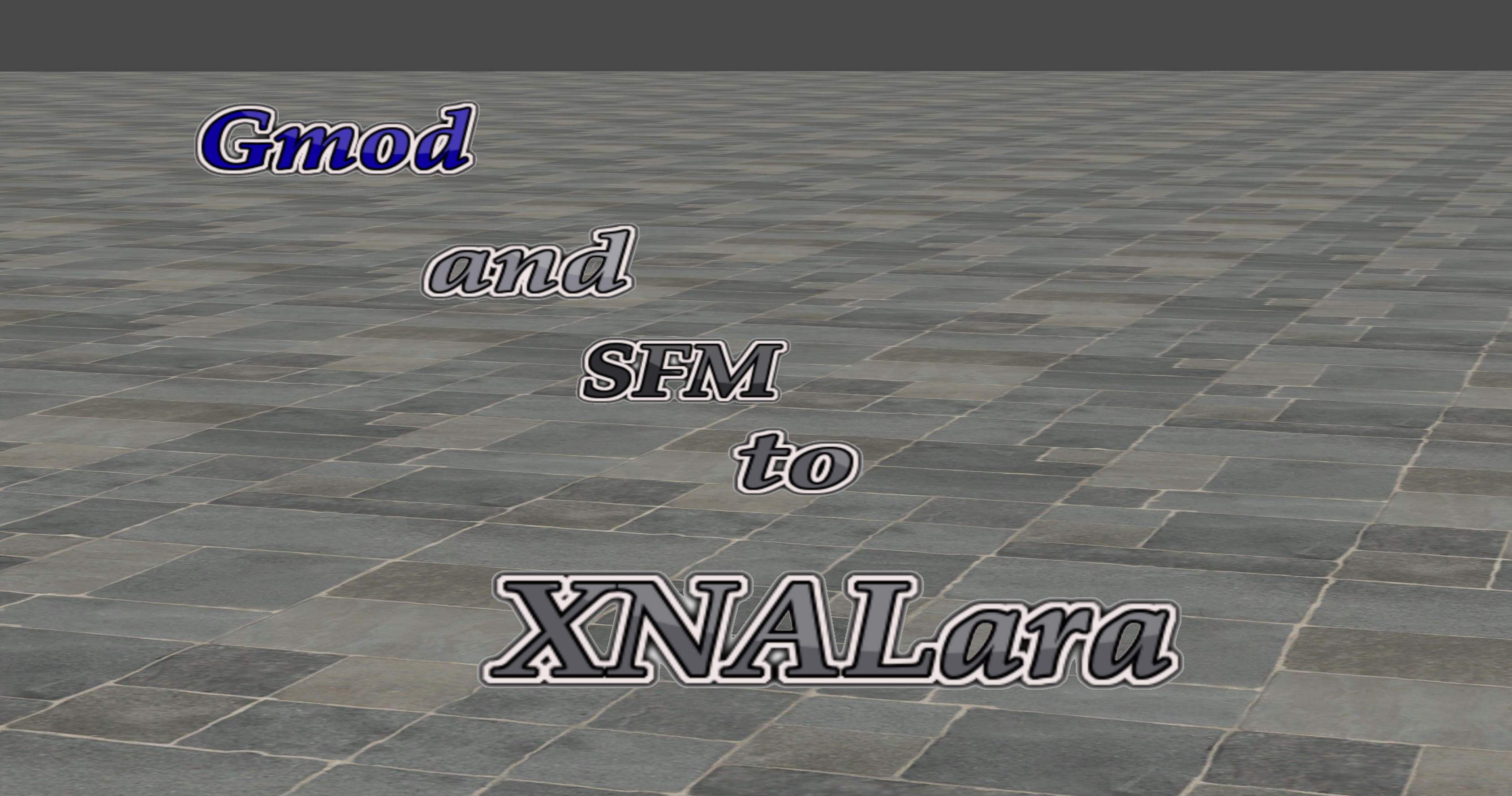 GMod and SFM To XNALara tutorial by user619