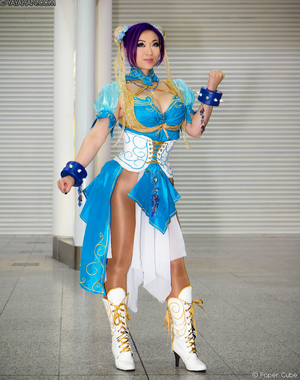 Chun Li | Paper Cube by yayacosplay