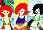The Famous Ladies from Kim Possible by lordtrigonstar