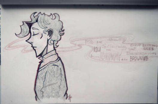 Sherlock sketch by Julia-Kisteneva