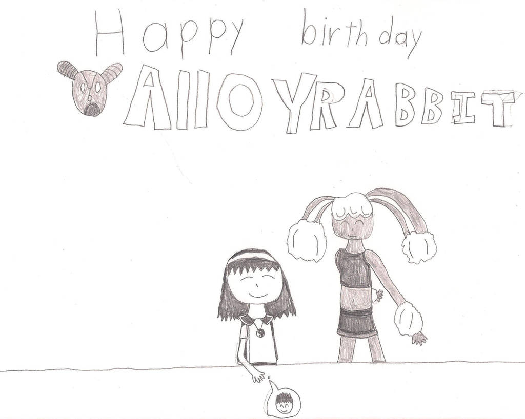 Happy Birthday AlloyRabbit by greenharold