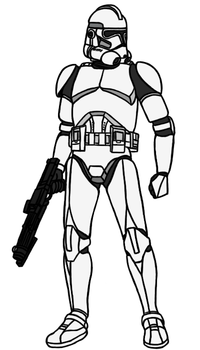 Phase II Clone Trooper Base by PD-Black-Dragon on DeviantArt