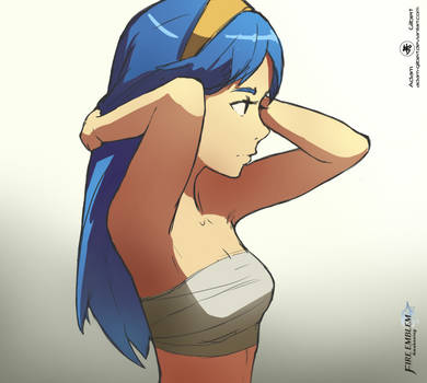 Lucina After Battle by Adam-Gilbert