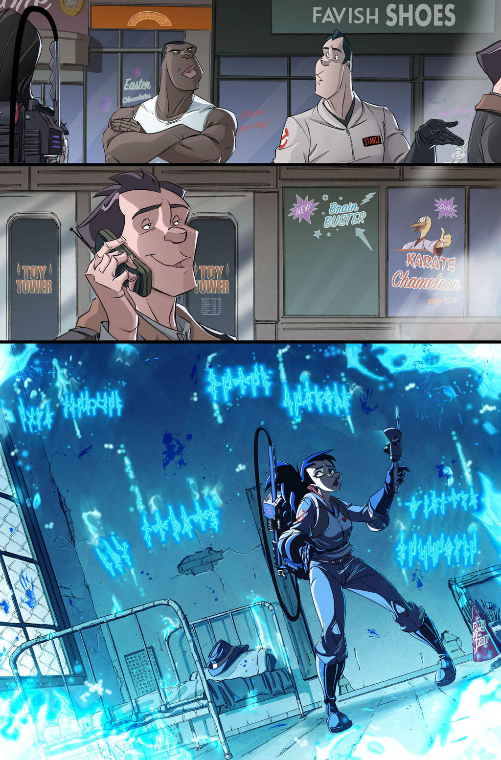 New Ghostbusters #3 page 20 by luisdelgado