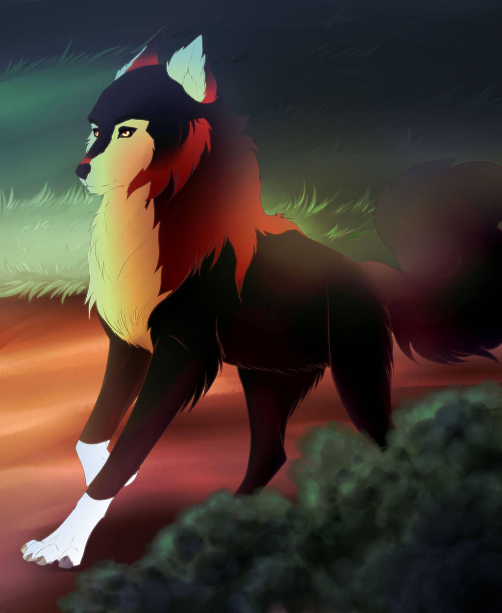 Evening walk by ShishiNoSeirei