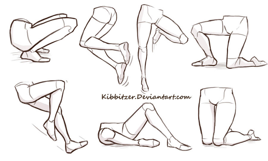 Legs reference sheet by Kibbitzer