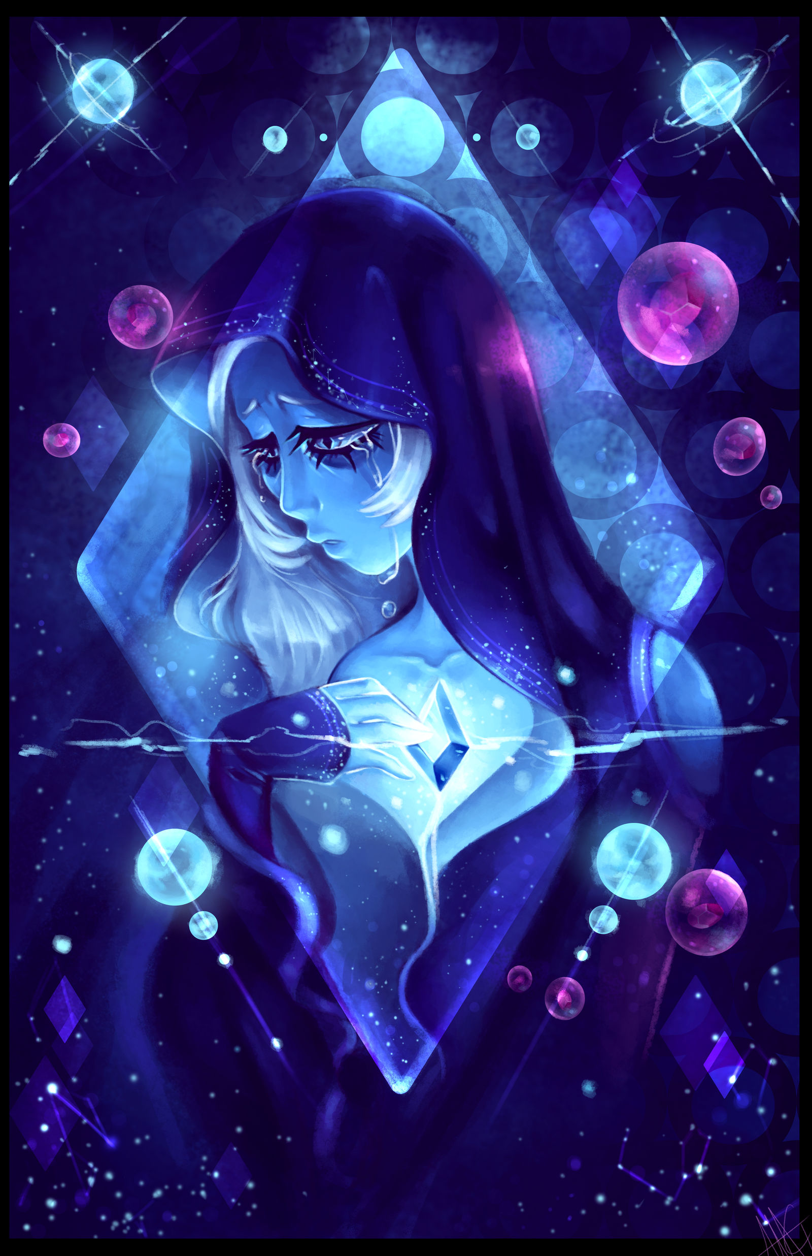 blue Diamond Steven Universe by WalkingMelonsAAA on