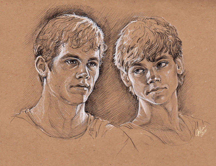 The Maze Runner Thomas and Newt by DafnaWinchester on DeviantArt