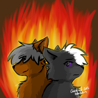 Featherstorm and Gravelleaf redo by Gravelleaf Featherstorm and Gravelleaf redo by Gravelleaf