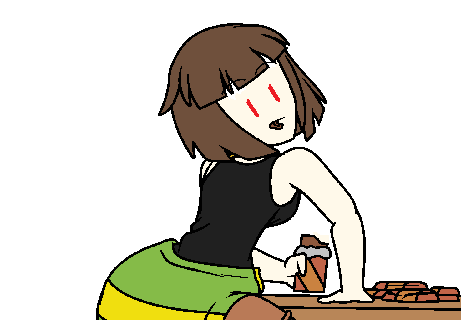 Chocoholic Chara by metalsonic612 on DeviantArt.
