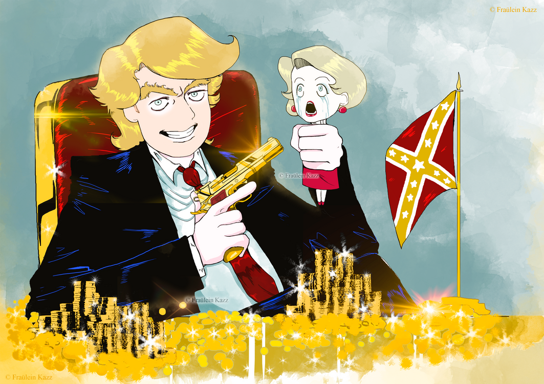 TRUMP: What about Hillary? by Fraulein-Kazz