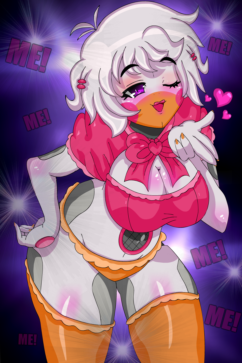 FNIA Funtime Chica - FNaF Ultimate Custom Night by Mairusu-Paua on DeviantArt