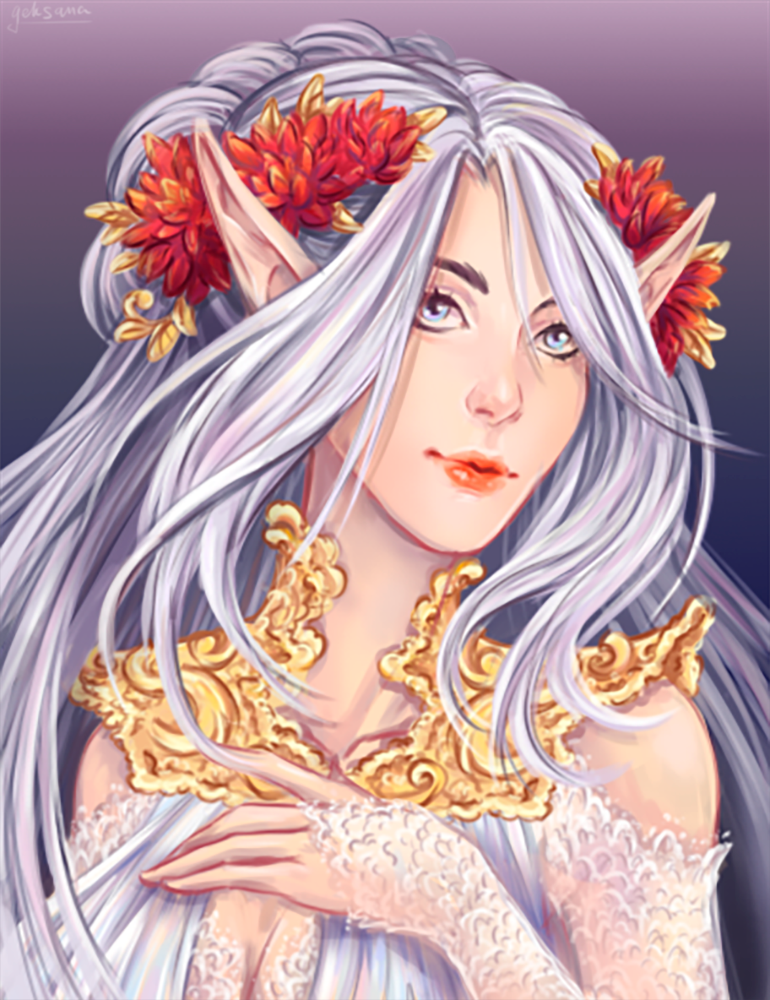 Elf sketch by LaminaNati